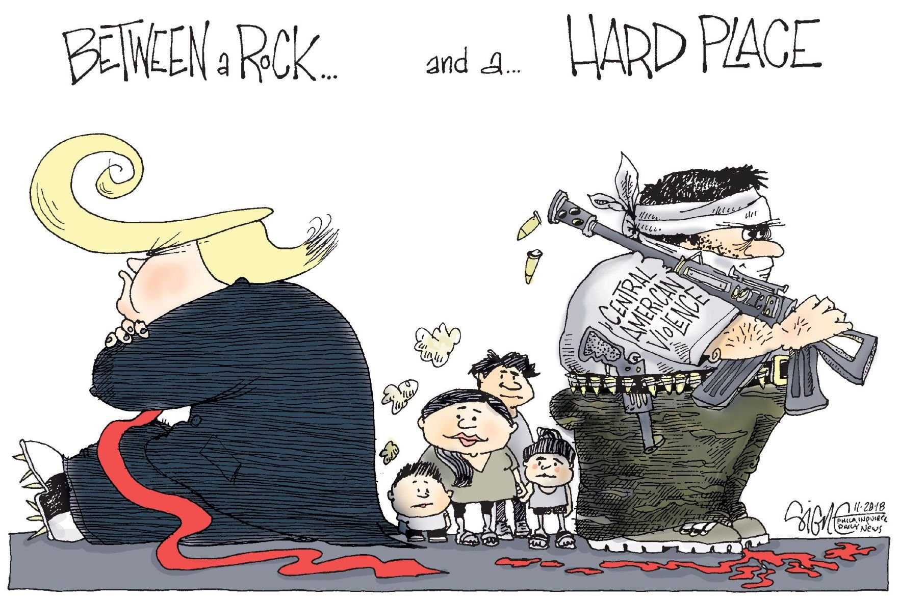 Signe Wilkinson editorial cartoon
